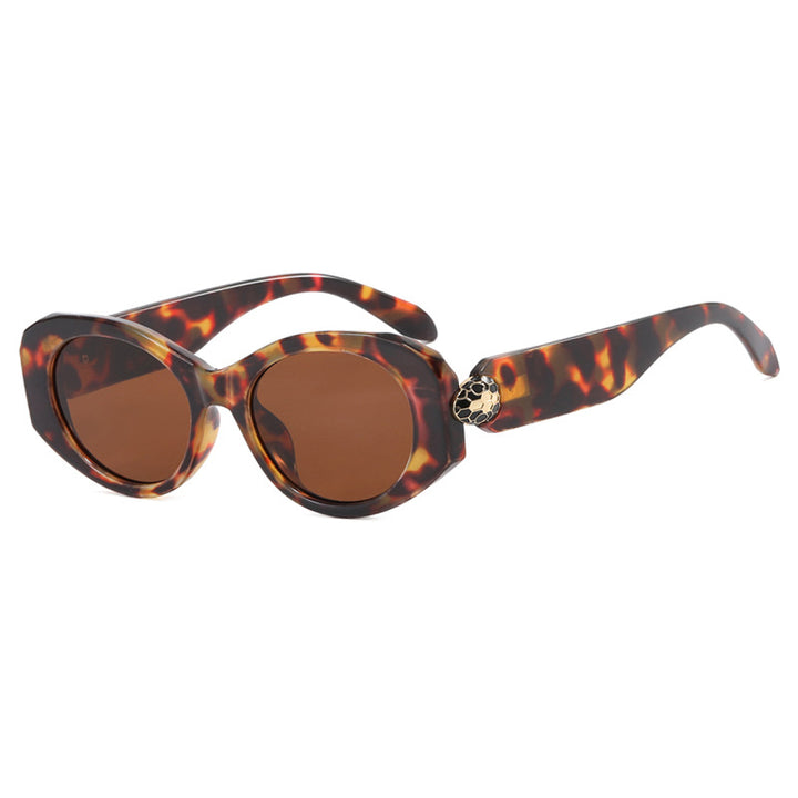 Women extravagant sunglasses in unique tortoiseshell pattern Stornfield