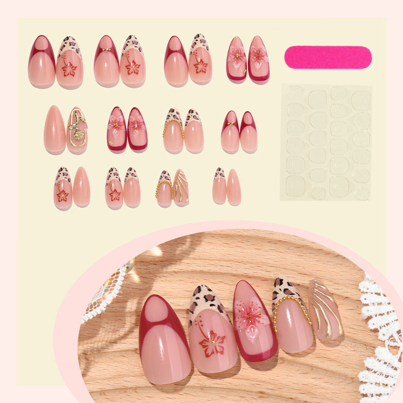 Creative nail art set with floral and elegant designs Stornfield