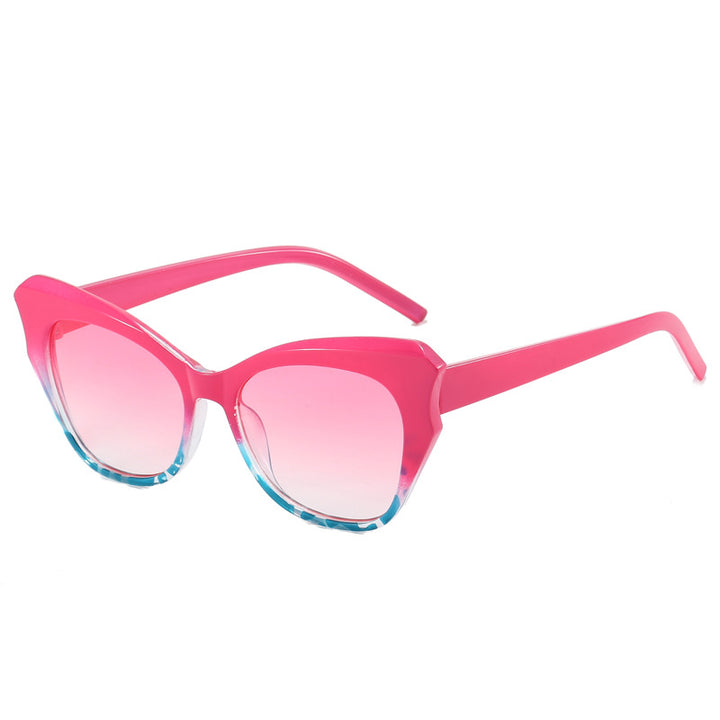 Women's Cat-Eye Sunglasses with Extravagant Mirror Design Stornfield