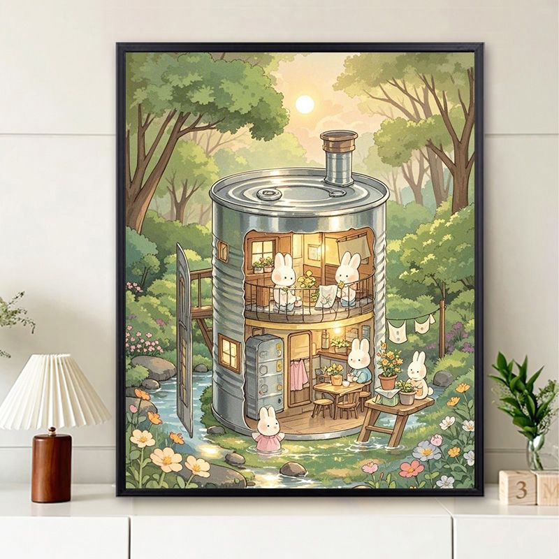 Whimsical Home Illustration Wall Art Stornfield