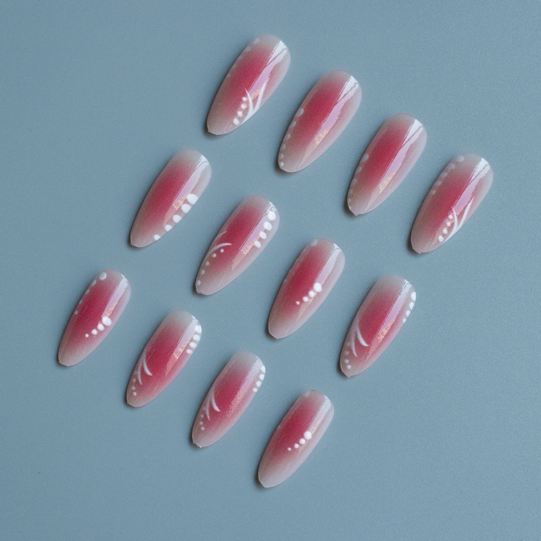 Premium Floral Gel Nail Art