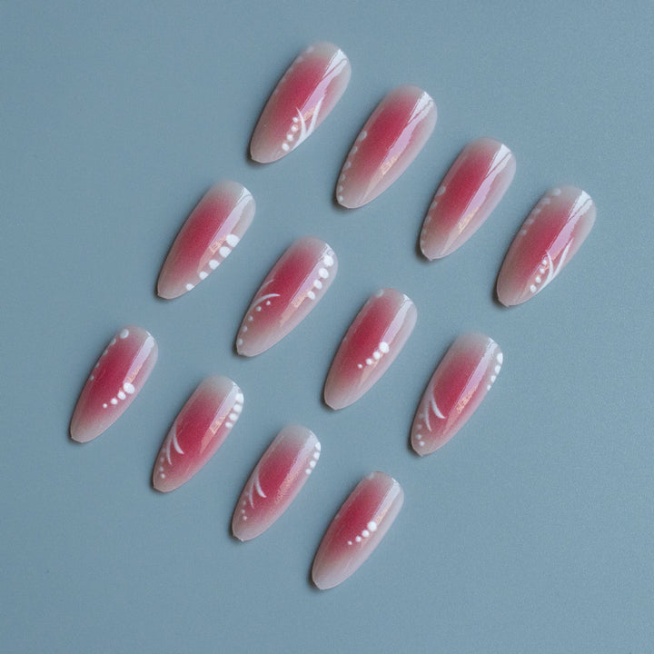 Premium Floral Gel Nail Art