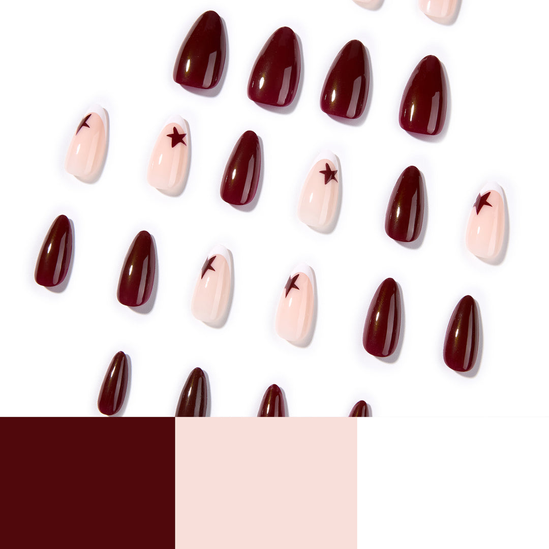 Artful Nail Extensions with Star Design Stornfield