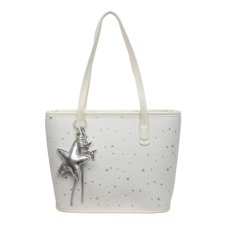 Trendy Star-Print Tote Bag Stornfield