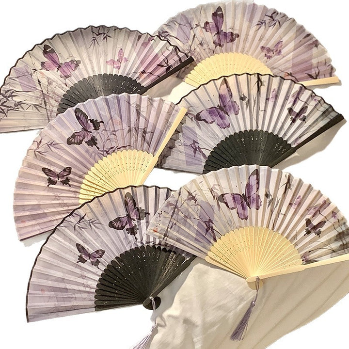 Elegant fan with elaborate butterfly motif Stornfield