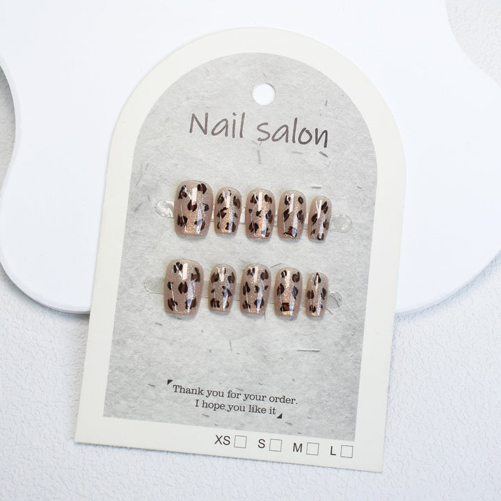 Stylish Animal Print Press-On Nails Stornfield