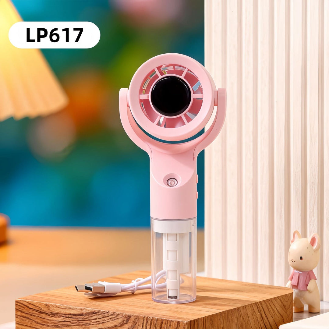 Women's Portable Mist Hand Fan with USB Connection Stornfield