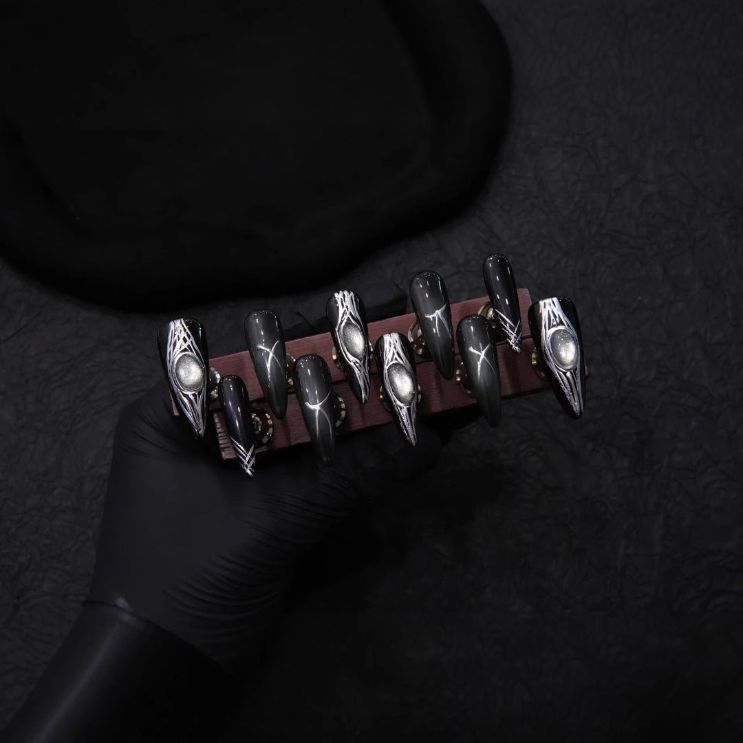 Artistic Stiletto Nail Enhancements