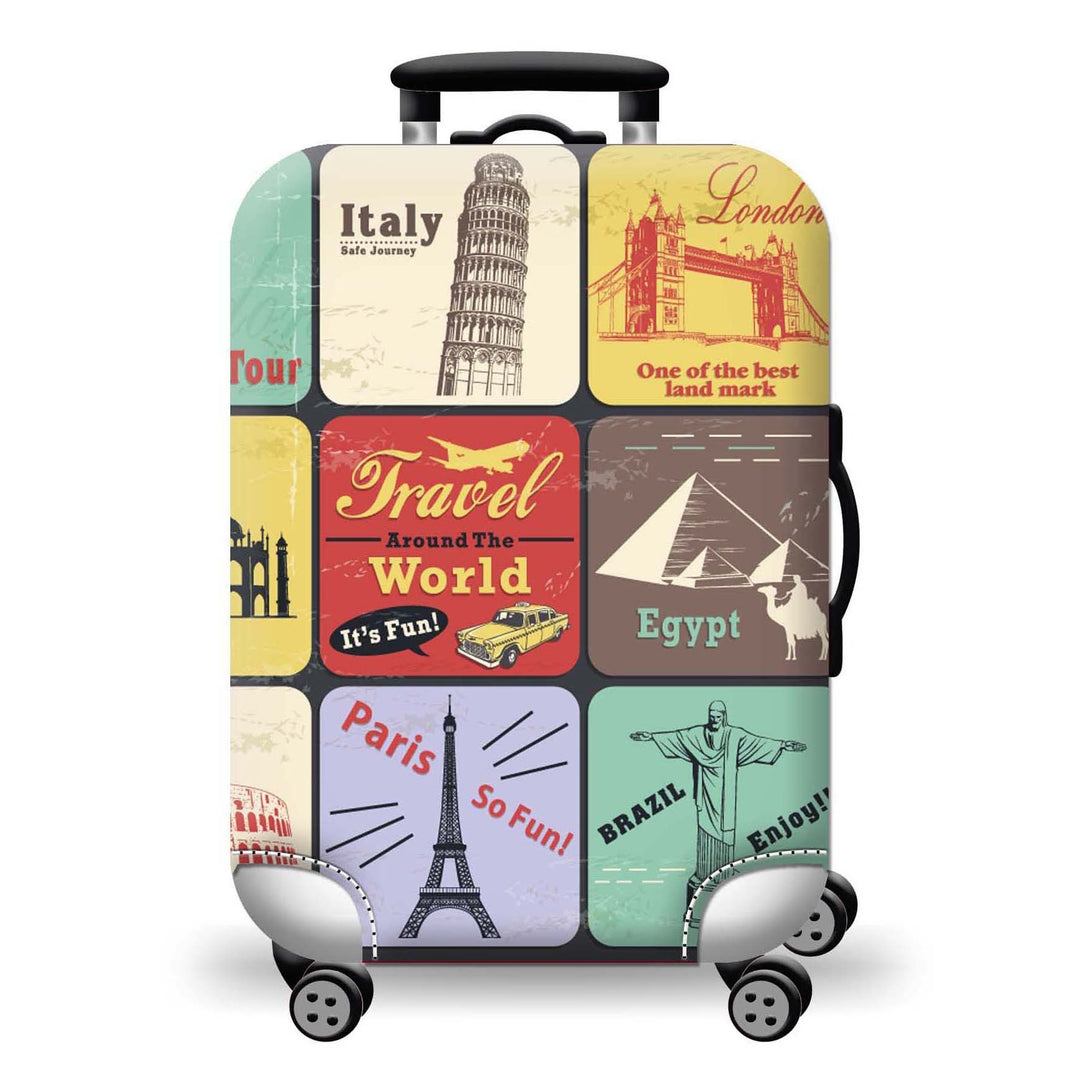 Geometric Travel Hard Shell Suitcase Stornfield