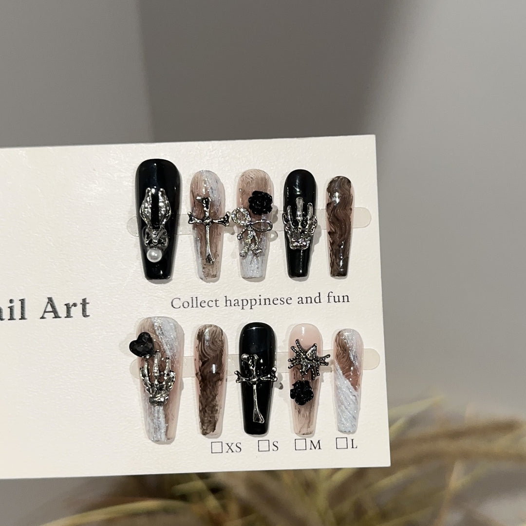 Artistic Press-On Nail Designs