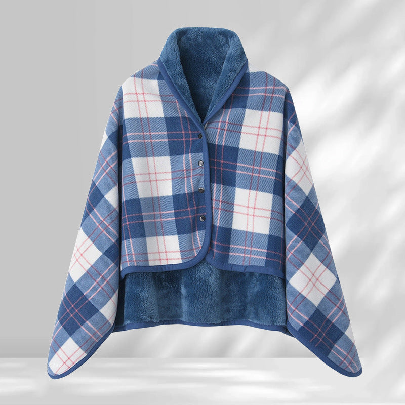 Ladies elegant warmkeeping poncho blanket Stornfield