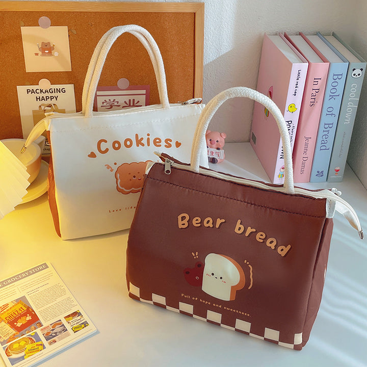 Cute Cartoon-Themed Insulated Lunch Bag