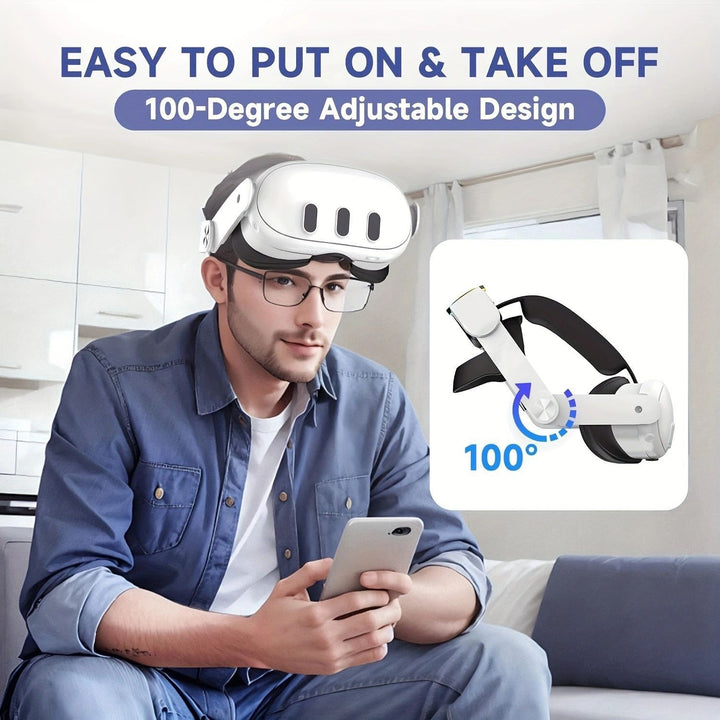 Ergonomic VR headset with high-performance battery Stornfield