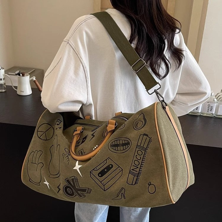Fun Patterned Weekender Duffle Bag Stornfield