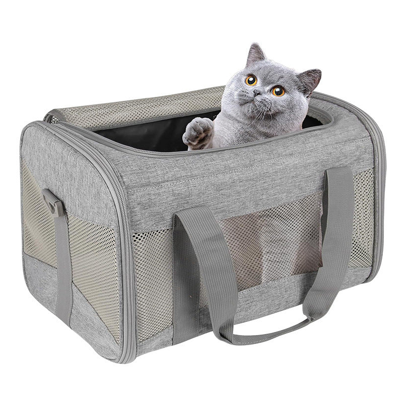 Pet carrier bag with breathable mesh windows Stornfield