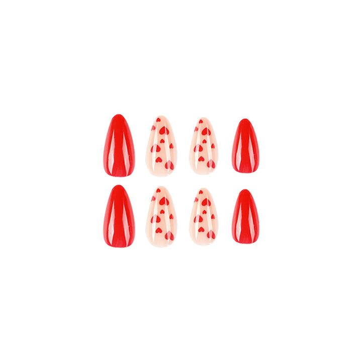 Artificial nails with heart design Stornfield