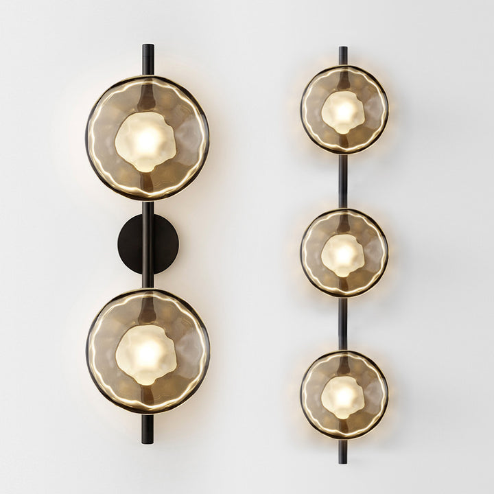 Modern Dual-Dome Wall Sconce