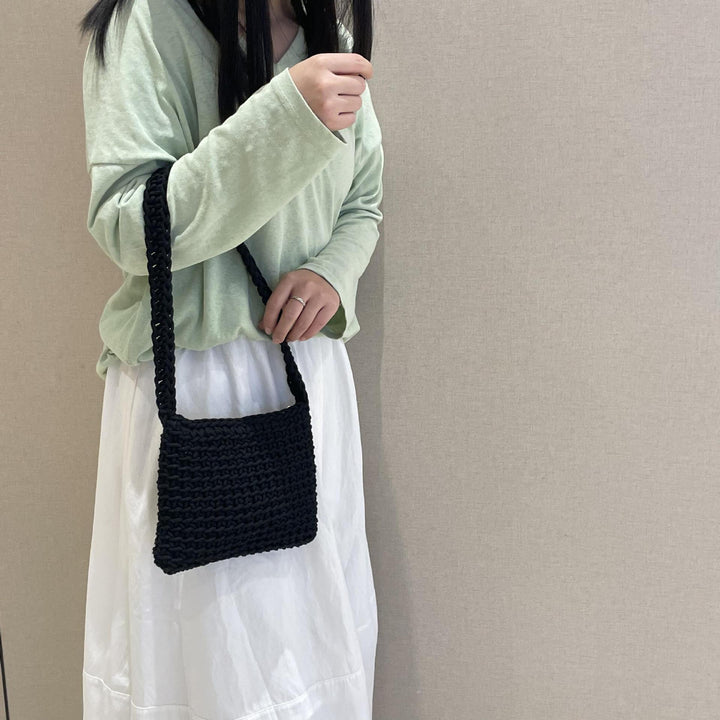 Coarse mesh shoulder bag Stornfield