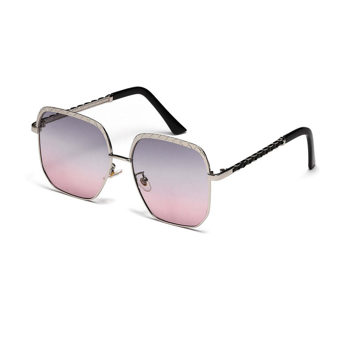 Women's fashionable oversized sunglasses in geometric design Stornfield