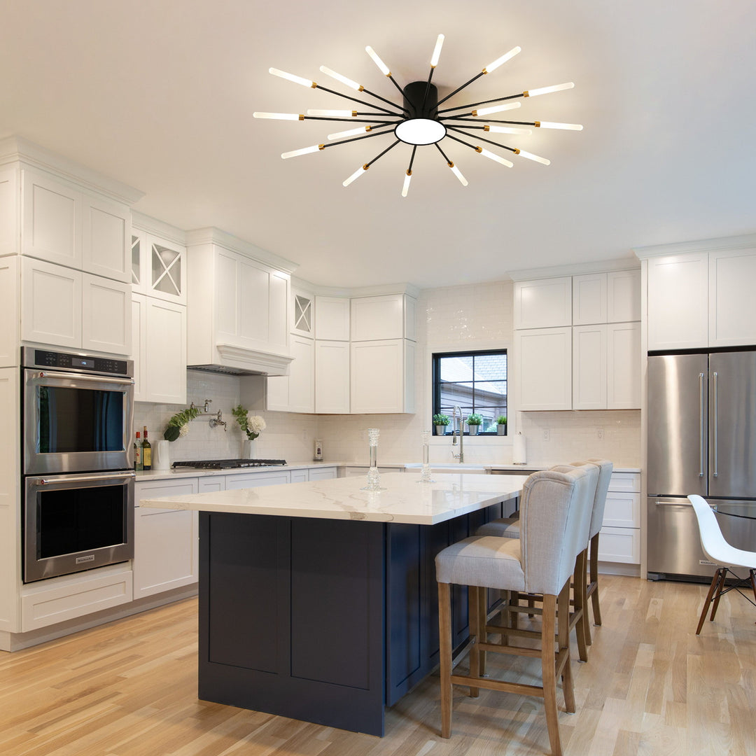 Starburst Ceiling Light Fixture