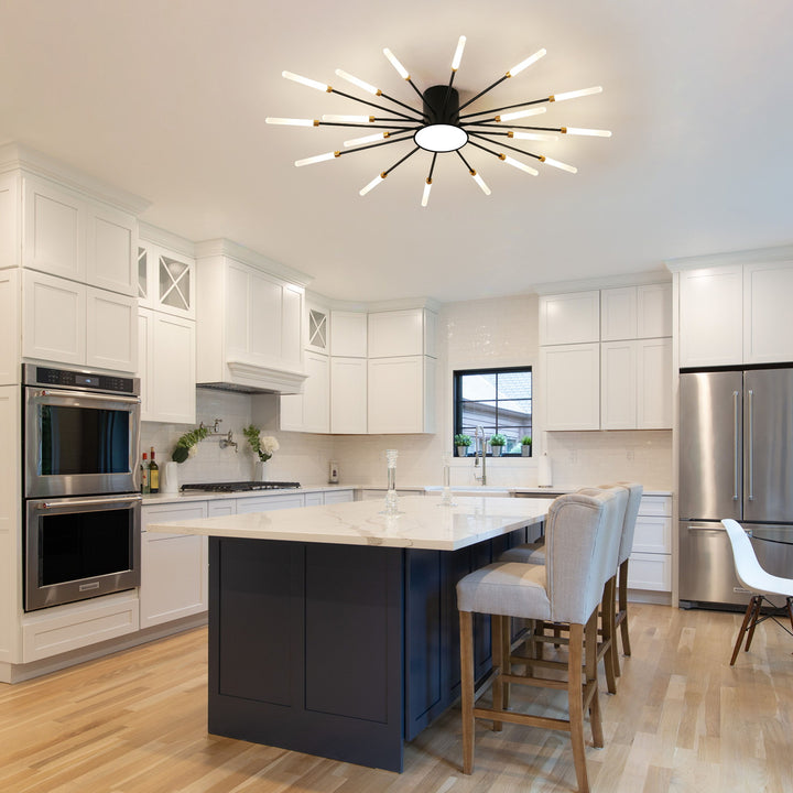Starburst Ceiling Light Fixture