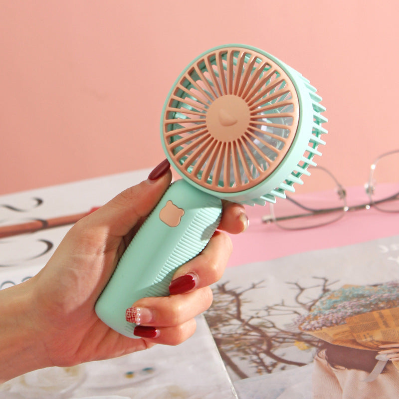 Ladies Portable Hand Fan with Ergonomic Handle and Flexible Air Circulation Stornfield