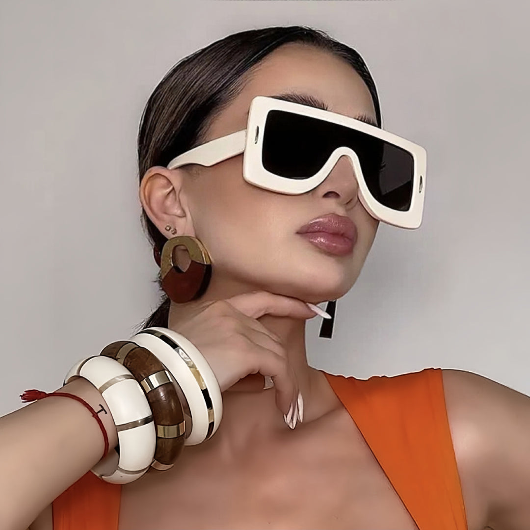 Women's Oversized Sunglasses in Modern Bauhaus Style Stornfield