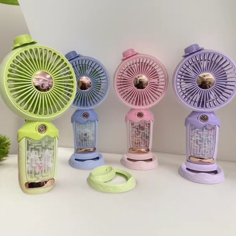 Unisex Portable Handheld Fan with Water Mist Stornfield