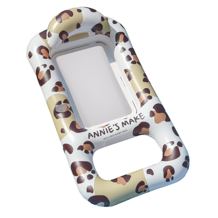 Unisex Inflatable Comfort Pool Lounger with Headrest Stornfield