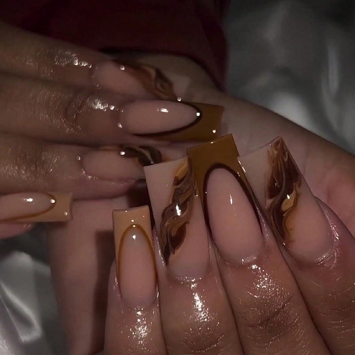 Artistic Marble Nail Enhancements Stornfield