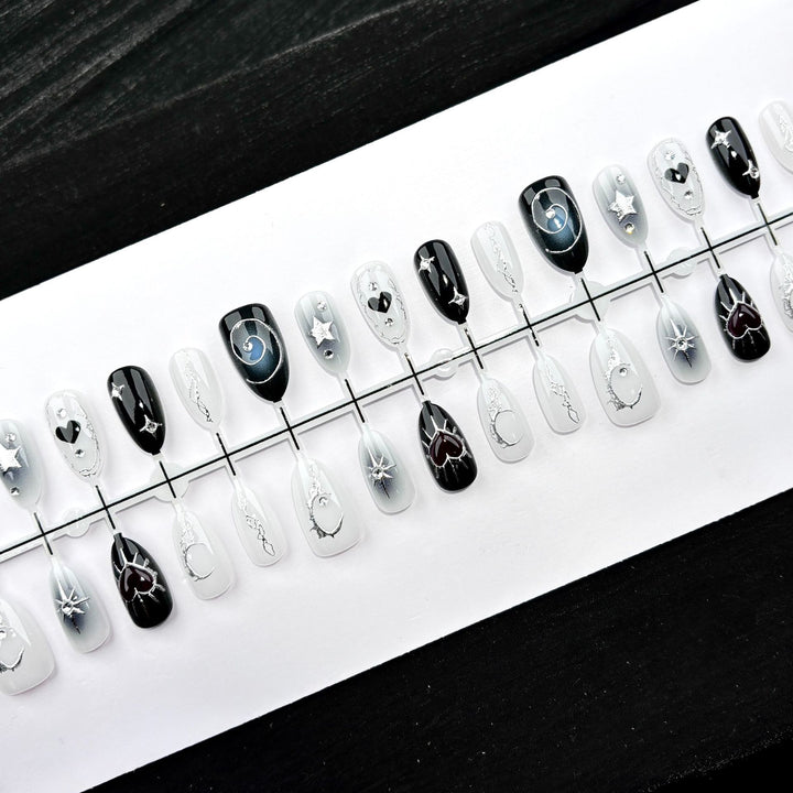Artistic Themed Press-On Nails Collection