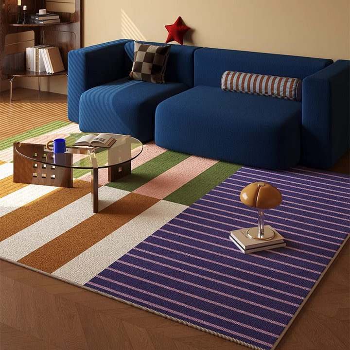 Checkered Pattern Area Rug Stornfield
