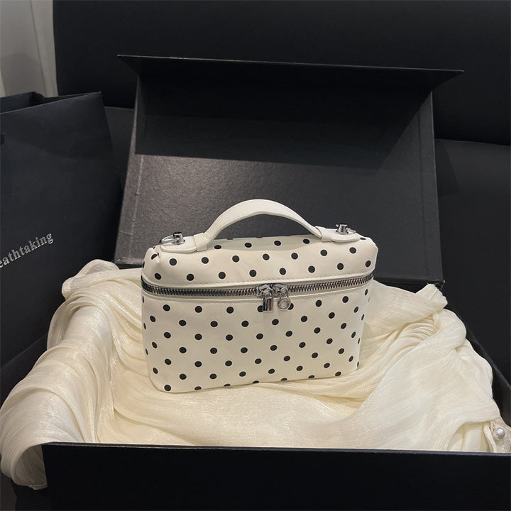Stylish Polka Dot Makeup Organizer