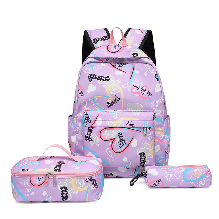 Backpack set with insulated lunch box and pencil case Stornfield