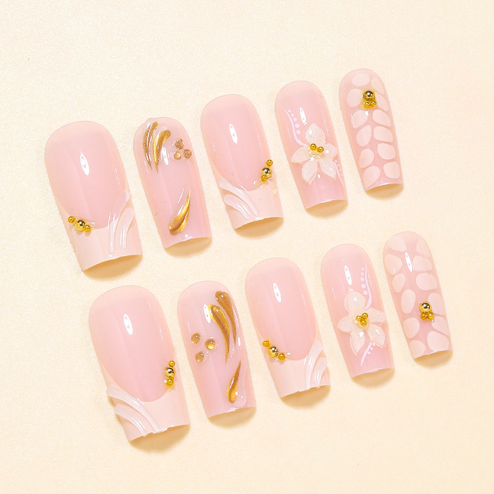 Decorative 3D Floral Nail Art Tips Stornfield