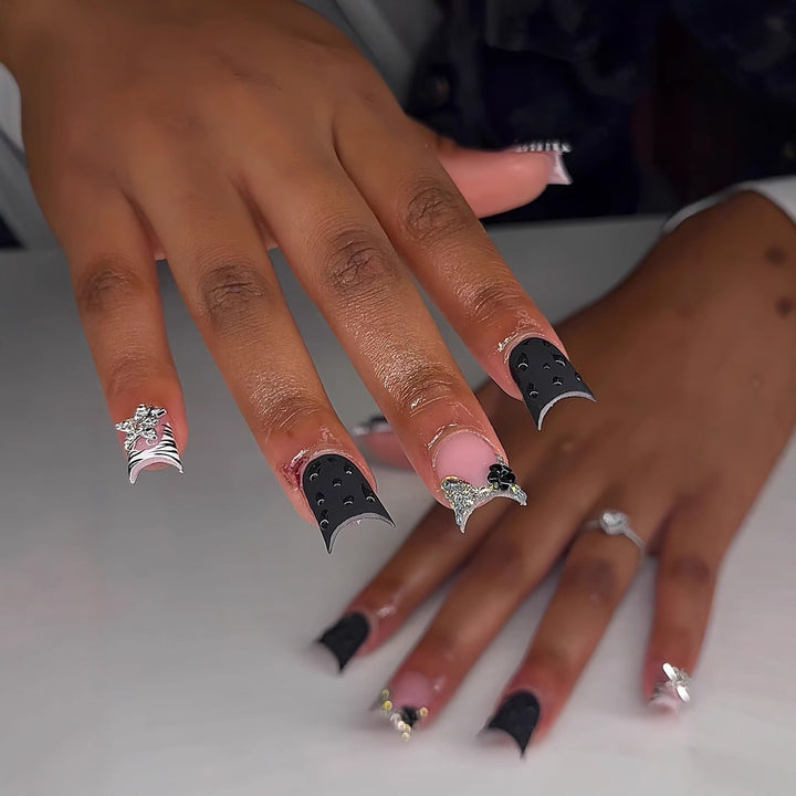 Floral Accent Nail Art Extensions Stornfield
