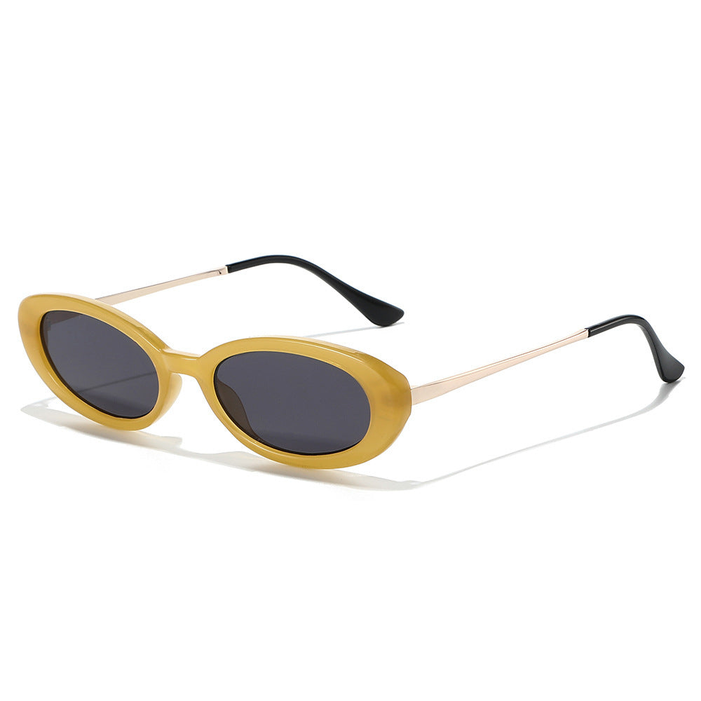 Elegant Oversized Oval Sunglasses Stornfield