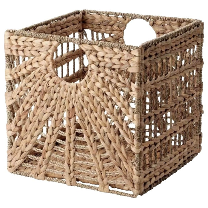 Premium Water Hyacinth Storage Basket Stornfield