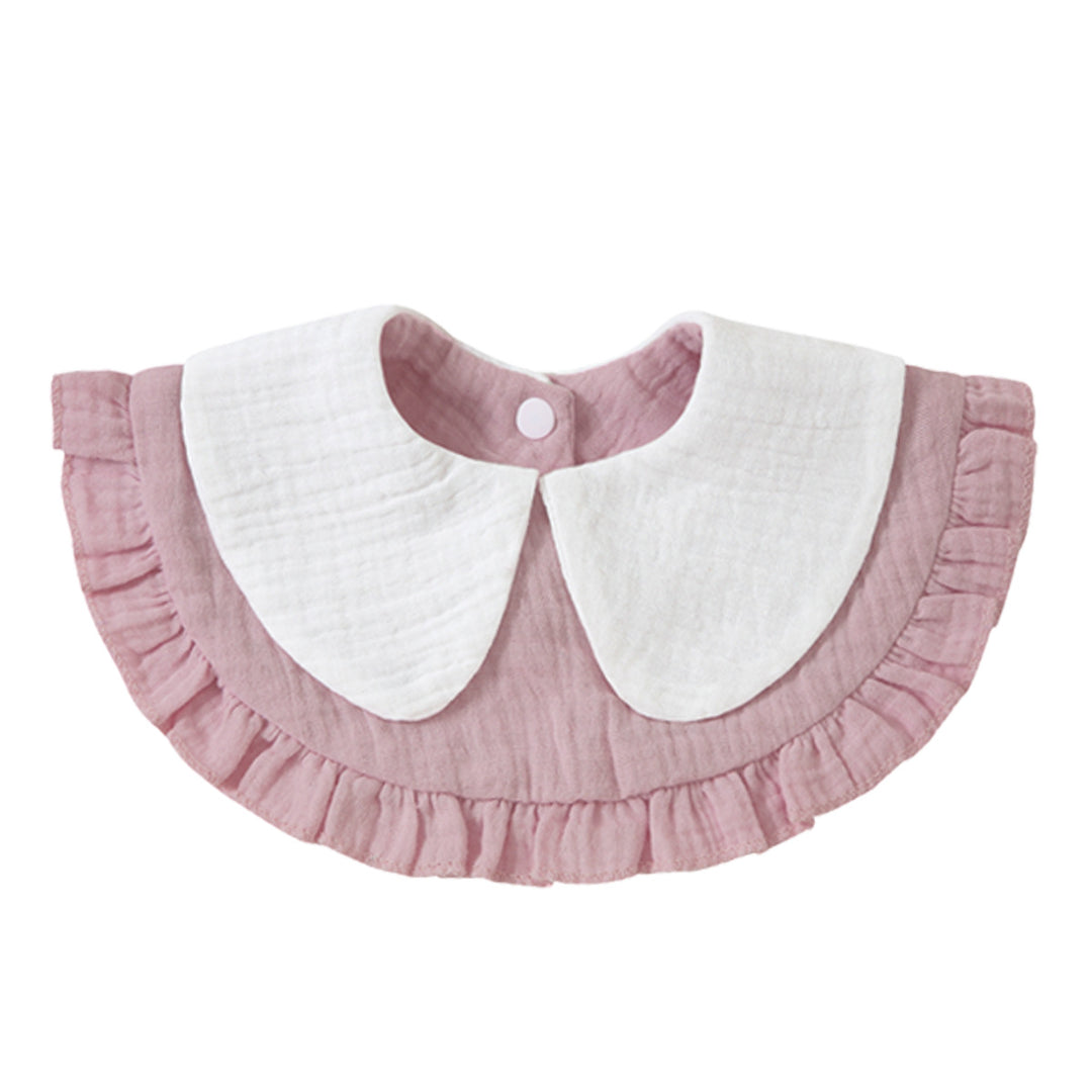 Ruffled Muslin Baby Bib Stornfield