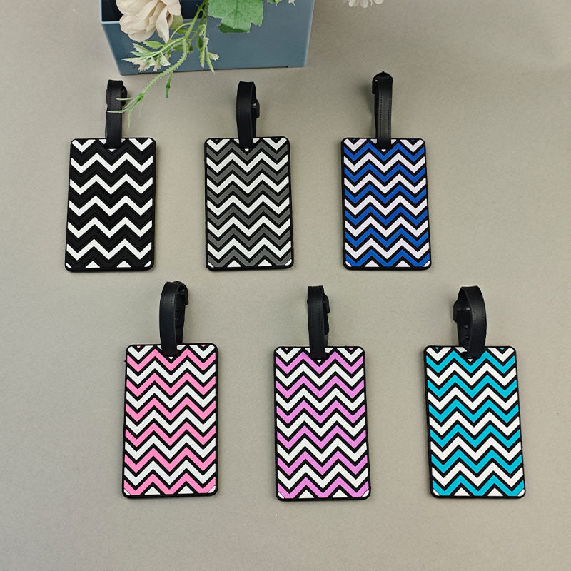 Unisex Chevron Pattern Travel Luggage Tag Stornfield