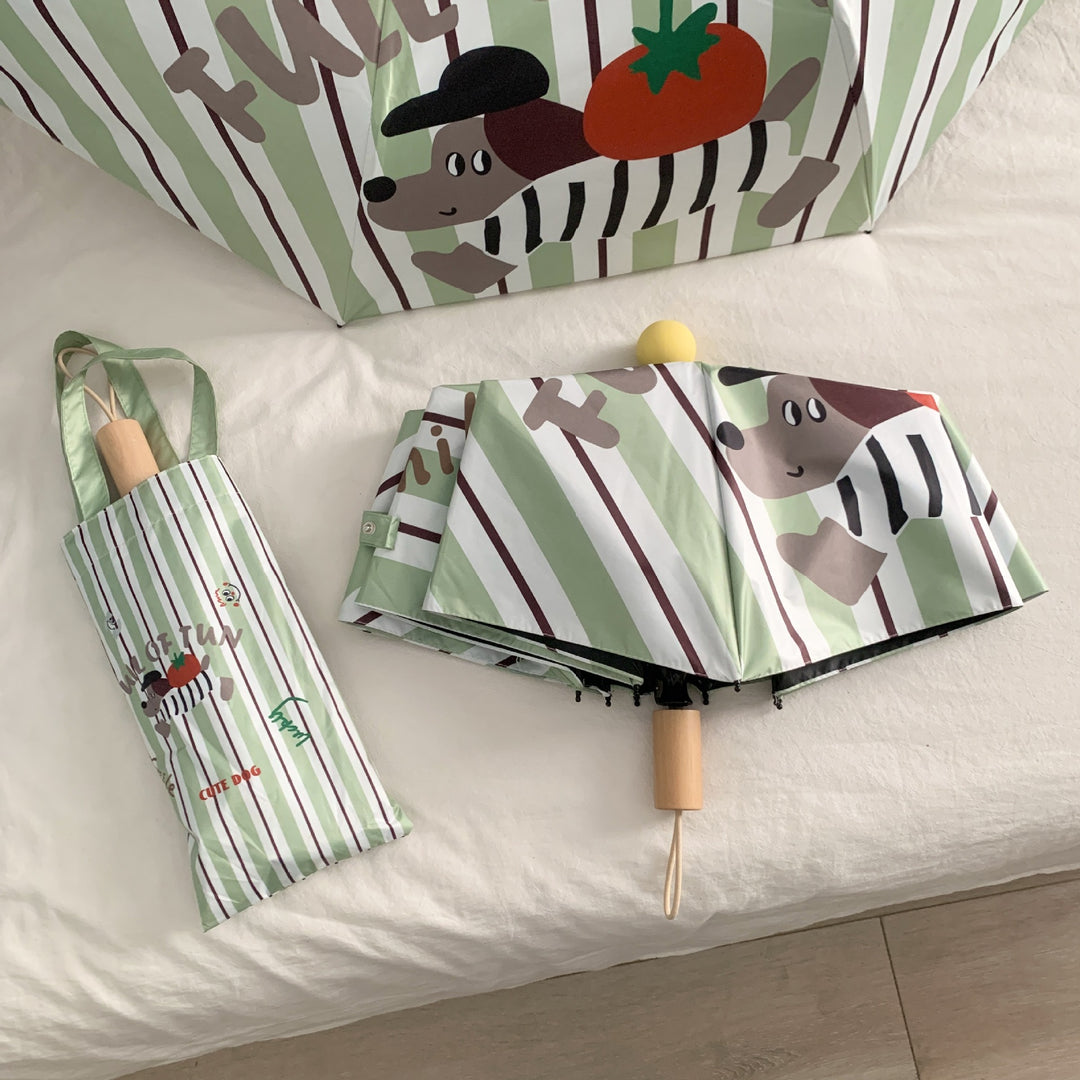 Ladies creative foldable umbrella with playful animal design Stornfield