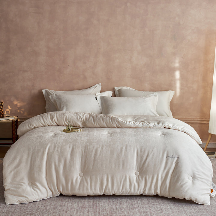 Luxury Jacquard Down Alternative Comforter Set