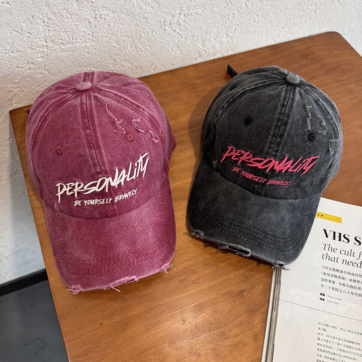 Women's Distressed Denim Adjustable Cap Stornfield