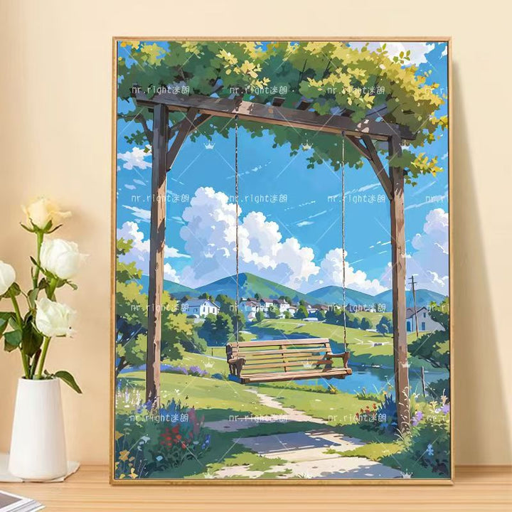 Scenic Landscape Art Print Stornfield