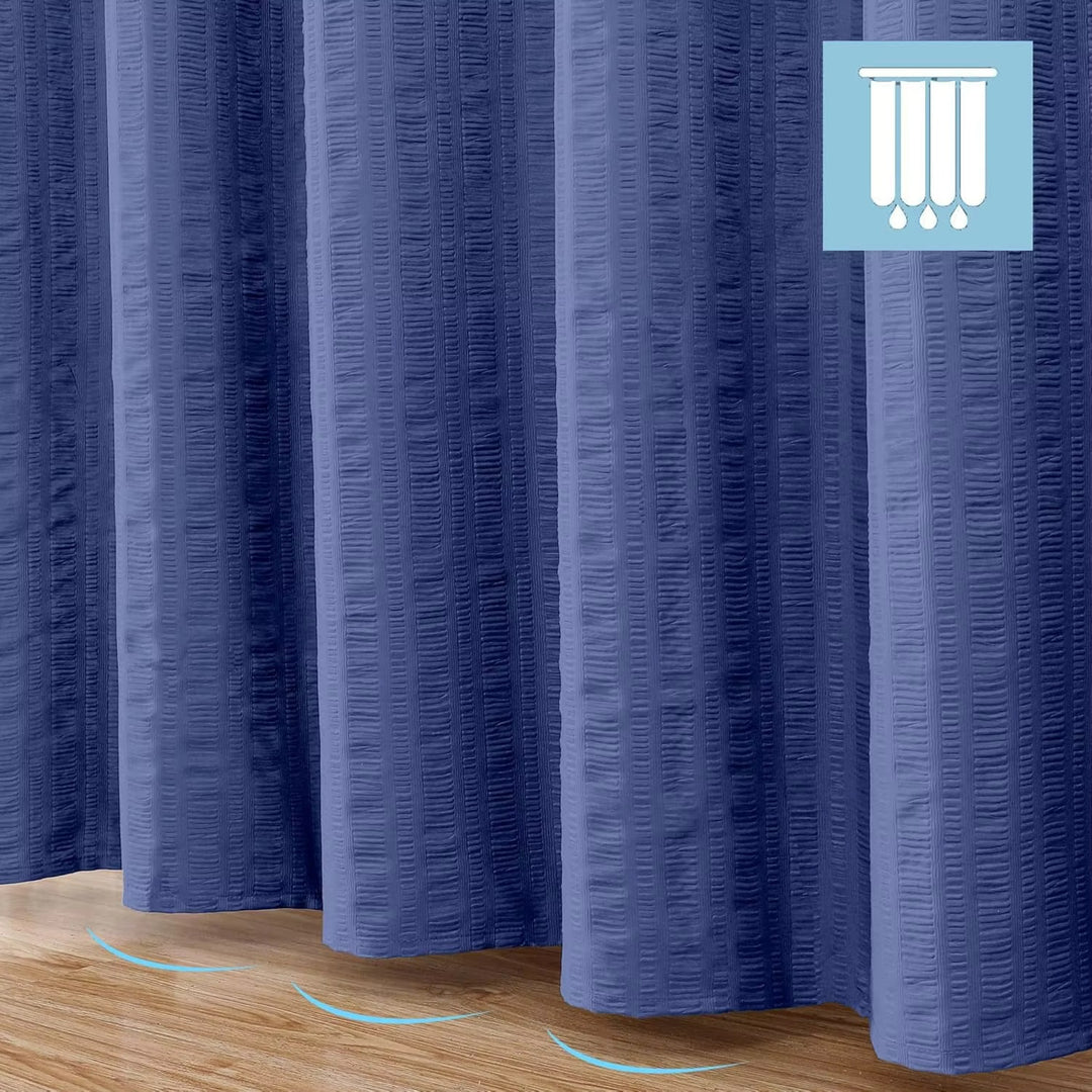 Premium Textured Shower Curtain Stornfield