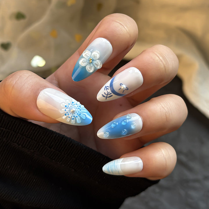 Artistic Decorative Press-On Nails Collection Stornfield