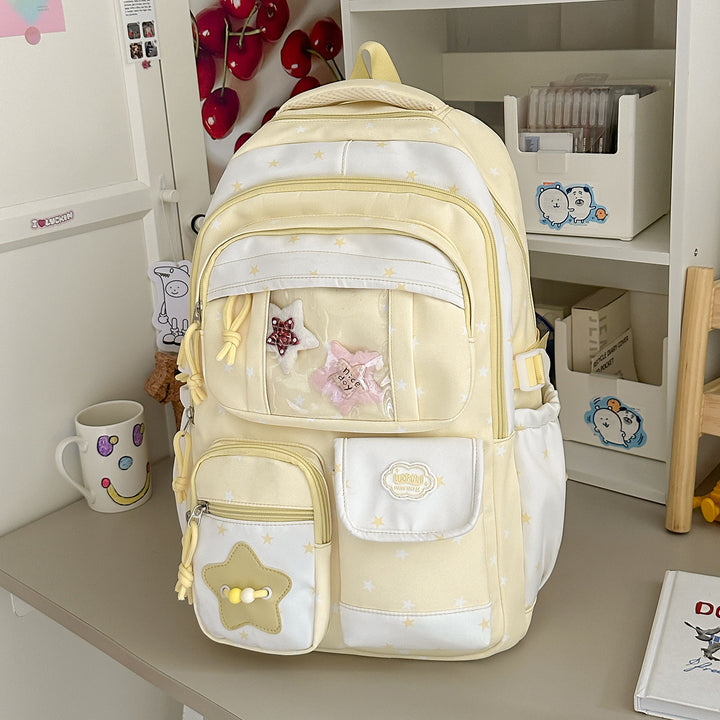 Playful Star-Embellished Backpack Stornfield