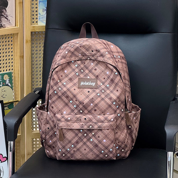 Playful Geometric Pattern Backpack Stornfield