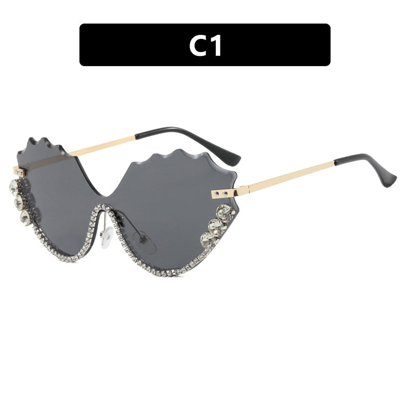 Women's extravagant sunglasses with sparkling accent and unique design Stornfield