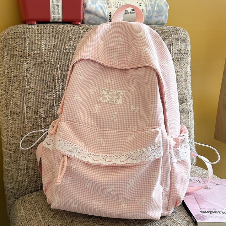 Sweet Floral-Embellished Backpack Stornfield